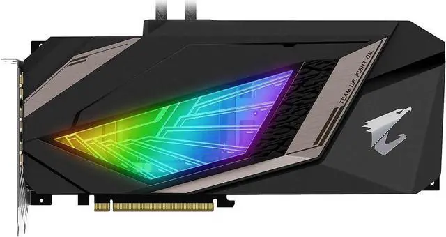 Alt view image 3 of 6 - GIGABYTE AORUS GeForce RTX 2080 XTREME WATERFORCE 8G Graphics Card, 240mm AIO with RGB Fans, 8GB 256-Bit GDDR6, GV-N2080AORUSX W-8GC Video Card