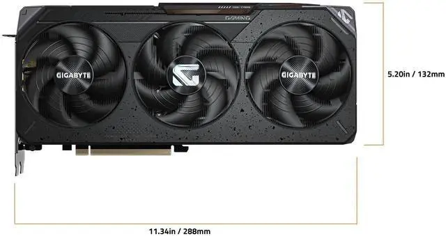 Alt view image 4 of 6 - GIGABYTE Gaming Radeon RX 9070 XT 16GB GDDR6 PCI Express 5.0 x16 Graphics Card GV-R9070XTGAMING OC-16GD