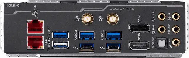 Alt view image 6 of 6 - GIGABYTE X299X DESIGNARE 10G LGA 2066 Intel X299 Extended ATX Intel Motherboard