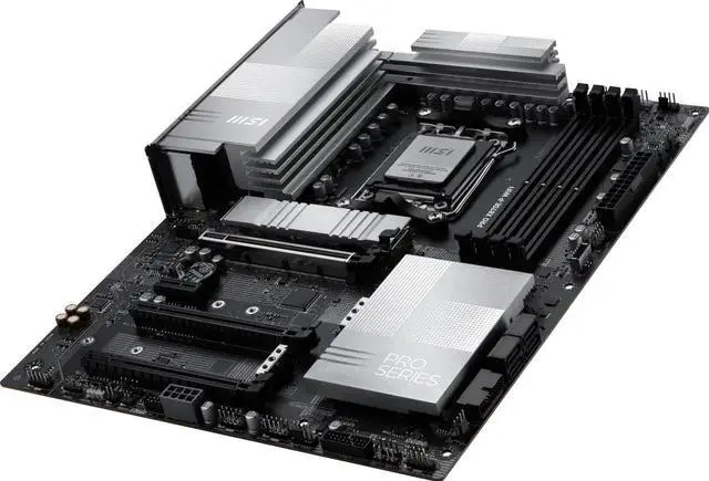 Alt view image 4 of 5 - MSI PRO X870E-P WIFI AM5 ATX AMD Motherboards, USB 4.0 (40G),4x SATA 6Gb/s,Wi-Fi 7, Triple M.2 Connectors