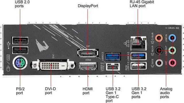 Alt view image 4 of 4 - GIGABYTE B460M AORUS PRO LGA 1200 Intel B460 Micro-ATX Motherboard with Dual M.2, SATA 6Gb/s, USB 3.2 Gen 1