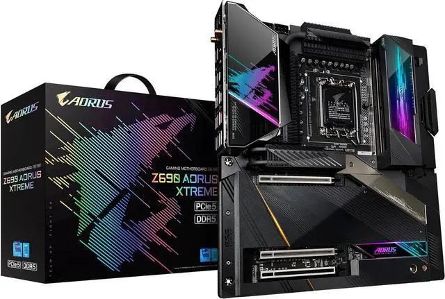 Main image of GIGABYTE Z690 AORUS XTREME LGA 1700 Intel Z690 EATX Motherboard with DDR5, Quad M.2, PCIe 5.0, USB 3.2 Gen2X2 Type-C, Intel WiFi 6E, AQUANTIA 10GbE LAN, Intel Thunderbolt 4