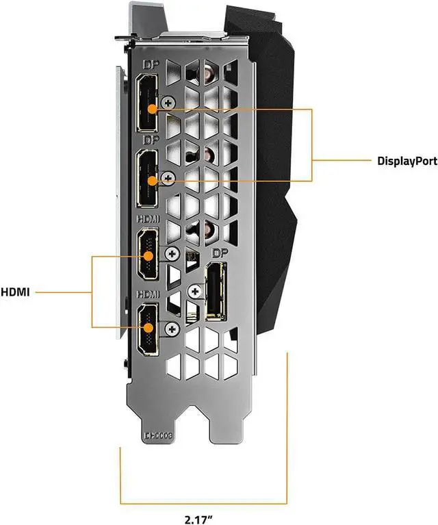 Alt view image 5 of 5 - GIGABYTE Gaming OC GeForce RTX 3080 10GB GDDR6X PCI Express 4.0 ATX Video Card GV-N3080GAMING OC-10GD