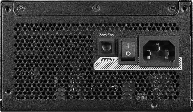 Alt view image 5 of 5 - MSI MPG A850GS PCIE5, Fully Modular Gaming 850W Power Supply, 80+ Gold, Dual 12V-2x6 Cables, Server-grade Capacitor, ATX 3.1 & PCIe 5.1 Ready, Low-Noise, Semi Digital