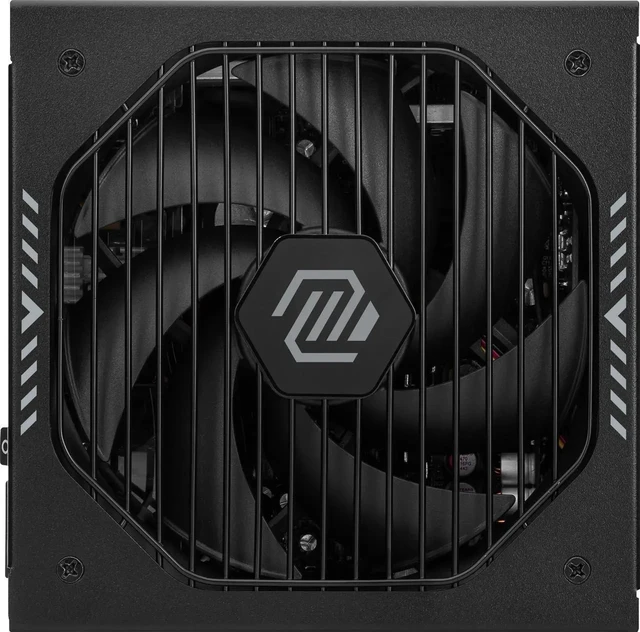 Alt view image 2 of 5 - MSI MAG A1000GLS PCIE5, Fully Modular Compact Gaming 1000W Power Supply, 80+ Gold, ATX 3.1 & PCIe 5.1 Ready, Dual-color 12V-2x6 cable, Low-Noise, Embossed Jacket Cables