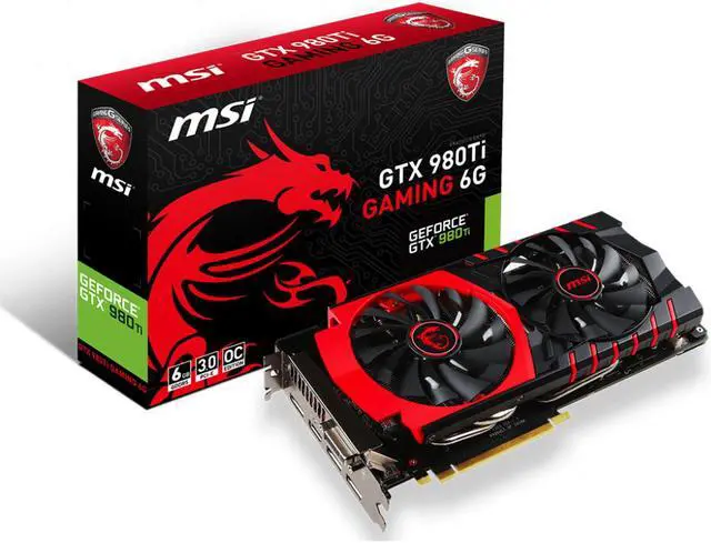 Alt view image 3 of 4 - MSI GeForce GTX 980 Ti Graphics Card GTX 980TI 6GD5T