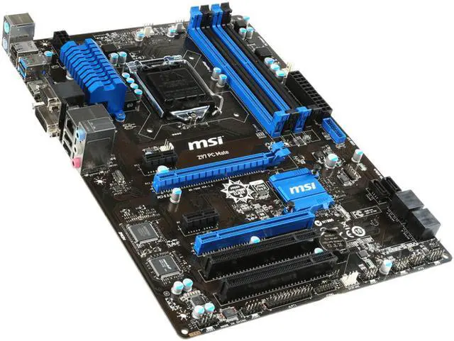 Alt view image 4 of 4 - MSI Z97 PC Mate Motherboard