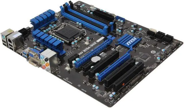 Alt view image 2 of 5 - MSI B75A-G43 LGA 1155 Intel B75 HDMI SATA 6Gb/s USB 3.0 ATX Intel Motherboard with UEFI BIOS