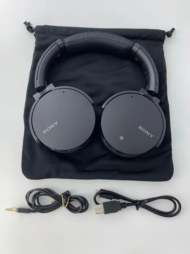 Alt view image 14 of 15 - Sony 950N1 Extra Bass Wireless Bluetooth Noise Cancelling Headphones - XB950N1