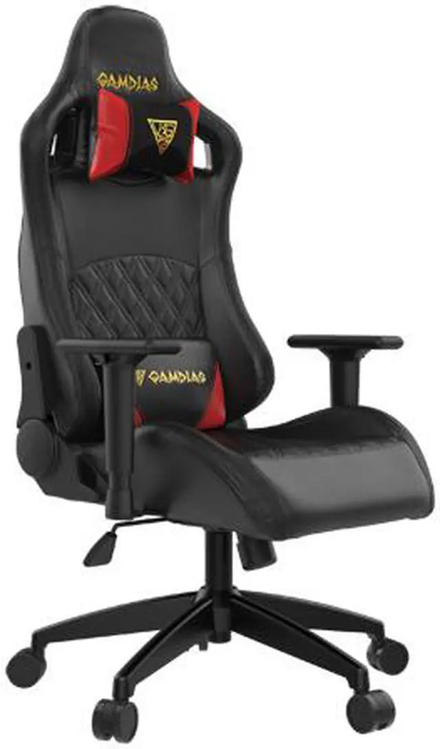 Alt view image 4 of 4 - Gamdias APHRODITE EF1 Gaming Chair, PC Computer Racing Seat, High-Back, Height Adjustable, and Adjustable Arm Rest (RED STITCHING)