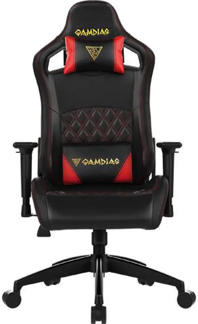 Alt view image 3 of 4 - Gamdias APHRODITE EF1 Gaming Chair, PC Computer Racing Seat, High-Back, Height Adjustable, and Adjustable Arm Rest (RED STITCHING)