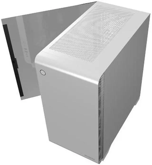 Alt view image 6 of 7 - Gamdias MARS E2, WHITE micro ATX pc case , USB 3.0, rear 120mm black fan, tempered glass side panel