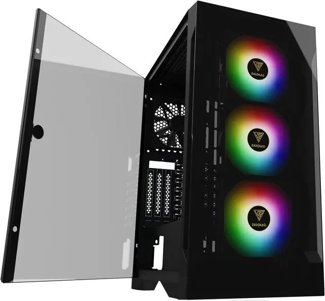 Alt view image 5 of 8 - Gamdias TALOS E2 Elite, Tempered glass 3x 120mm ARGB fans 5v 3pin sync