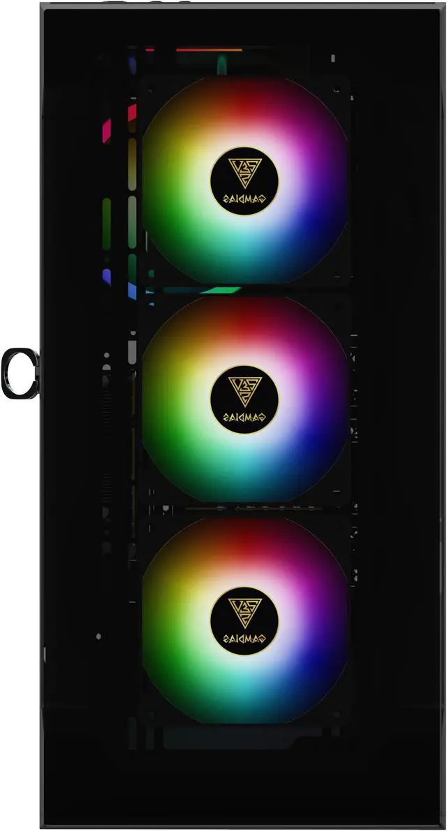 Alt view image 2 of 8 - Gamdias TALOS E2 Elite, Tempered glass 3x 120mm ARGB fans 5v 3pin sync