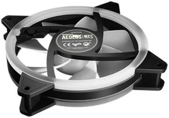Alt view image 5 of 5 - GAMDIAS AEOLUS M2-1204R ELITE 120MM RGB Fans, 2 LED strips and 4 Fans with Remote Controller, PWM temp. sensor.