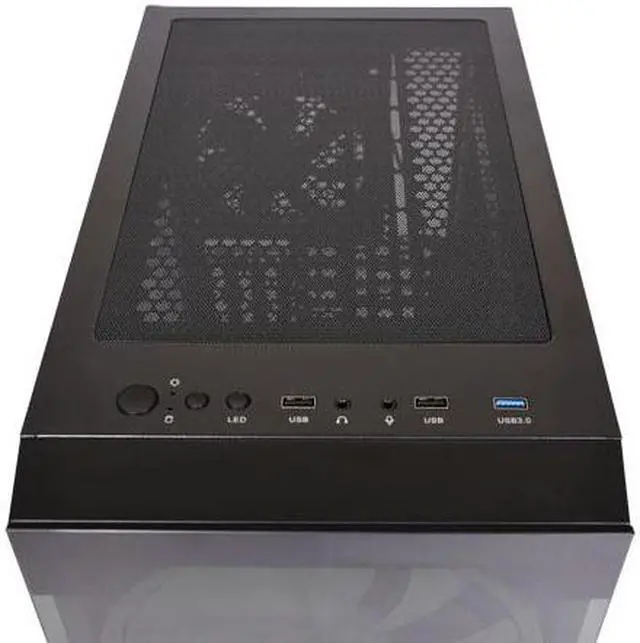 Alt view image 4 of 7 - Gamdias APOLLO E2 Elite, ARGB 200mm fans 5v 3pin sync, tempered glass side panel, ATX, 360mm radiator support