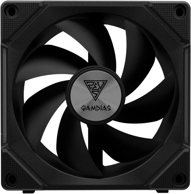 Alt view image 7 of 7 - Gamdias AEOLUS P2 120 cableless connection push/pull Fan blades infinity ARGB LED Daisy Chain 120mm PWM power, for PC Case