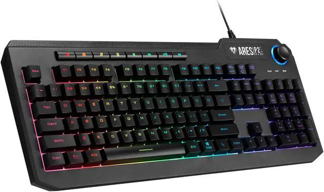 Alt view image 2 of 6 - Gamdias ARES P2 LITE, rgb keyboard mouse combo, backlit, volume control, membrane