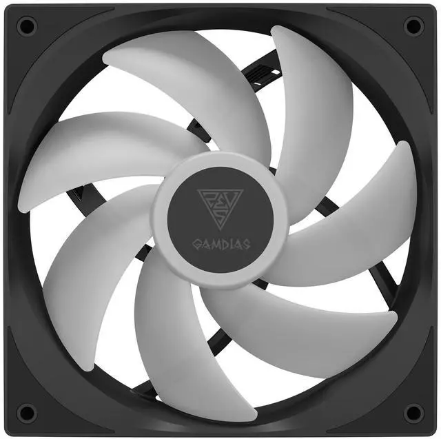 Alt view image 7 of 7 - GAMDIAS CHIONE E4-420 cpu liquid cooler 420mm, w/ CPU temp display, Intel/AMD