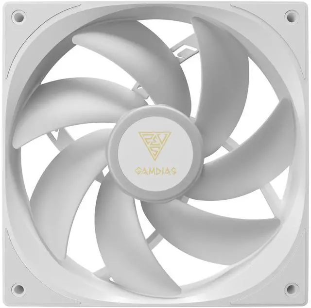 Alt view image 7 of 7 - GAMDIAS CHIONE E4-420 WHITE cpu liquid cooler 420mm, w/ CPU temp display, Intel/AMD
