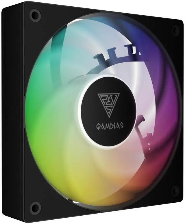 Alt view image 3 of 7 - GAMDIAS NOTUS M1 ARGB 3-fan pack - black, Intake/Exhaust Swappable Blades.