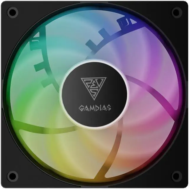 Alt view image 5 of 7 - GAMDIAS NOTUS M1 ARGB 3-fan pack - black, Intake/Exhaust Swappable Blades.