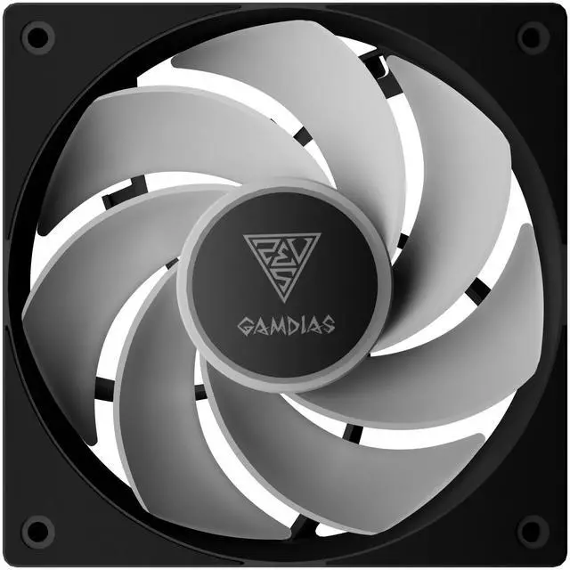 Alt view image 7 of 7 - GAMDIAS NOTUS M1 ARGB 3-fan pack - black, Intake/Exhaust Swappable Blades.