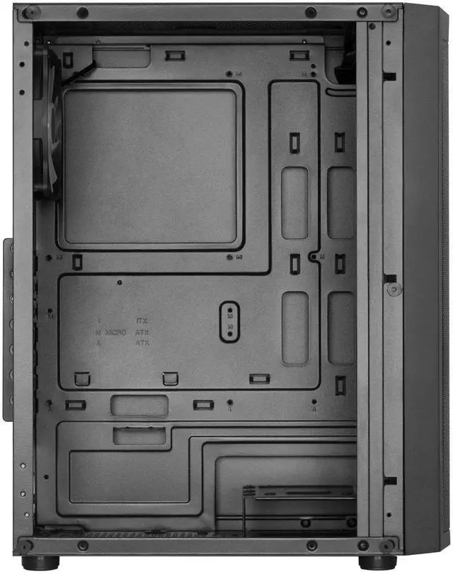 Alt view image 4 of 7 - Gamdias AURA GC3, mesh high air flow, front ARGB strip and rear ARGB 120mm fans sync 5v 3pin, tempered glass side-panel, ATX.