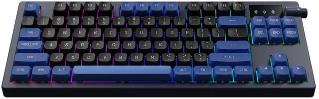 Alt view image 2 of 6 - Gamdias HERMES E7 80% mechanical keyboard, volume control, hot swappable,