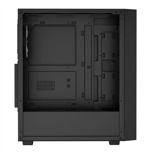 Alt view image 5 of 7 - Gamdias AURA GC2 ELITE ARGB, ATX PC case, Tempered Glass Side Panel, 4 ARGB Fans, Fits: GPU 340mm and 360  AIO/Radiator.
