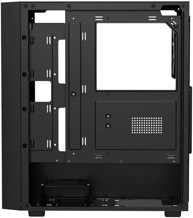 Alt view image 6 of 7 - Gamdias AURA GC2 ELITE ARGB, ATX PC case, Tempered Glass Side Panel, 4 ARGB Fans, Fits: GPU 340mm and 360  AIO/Radiator.