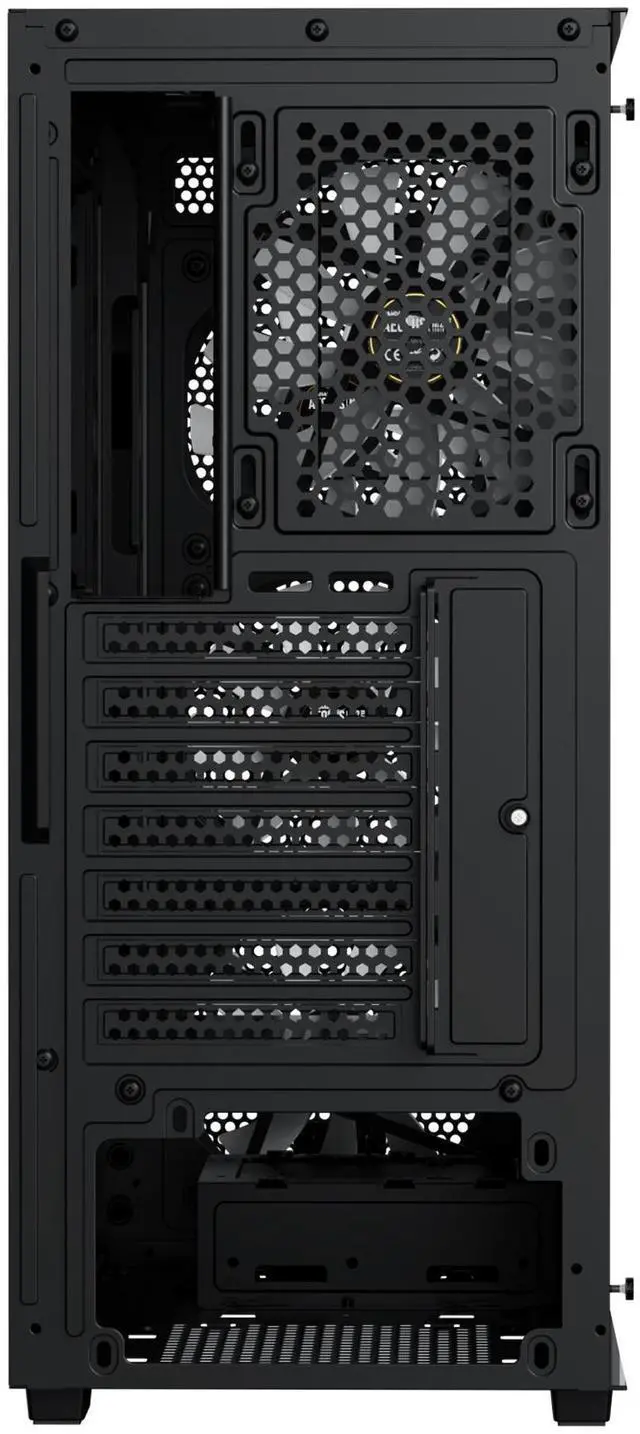 Alt view image 7 of 7 - Gamdias AURA GC2 ELITE ARGB, ATX PC case, Tempered Glass Side Panel, 4 ARGB Fans, Fits: GPU 340mm and 360  AIO/Radiator.