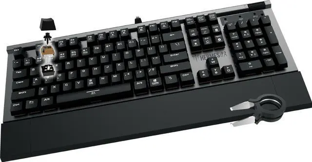 Alt view image 2 of 6 - GAMDIAS Hermes P2 RGB Optical Mechanical Keyboard (BROWN switches)