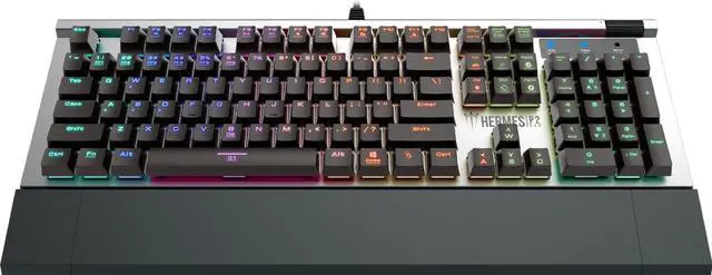 Alt view image 3 of 6 - GAMDIAS Hermes P2 RGB Optical Mechanical Keyboard (BROWN switches)