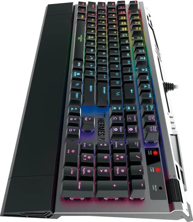 Alt view image 5 of 6 - GAMDIAS Hermes P2 RGB Optical Mechanical Keyboard (BROWN switches)