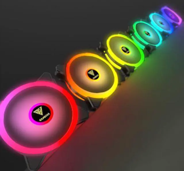 Alt view image 5 of 9 - GAMDIAS AEOLUS M2-1204R 120MM RGB 4 in 1 Fan Pack with Remote Controller, 4-Pack.