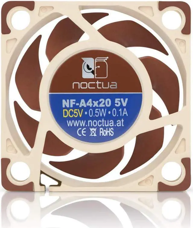 Alt view image 4 of 7 - Noctua NF-A4x20 5V Premium-Quality Quiet 40mm Fan