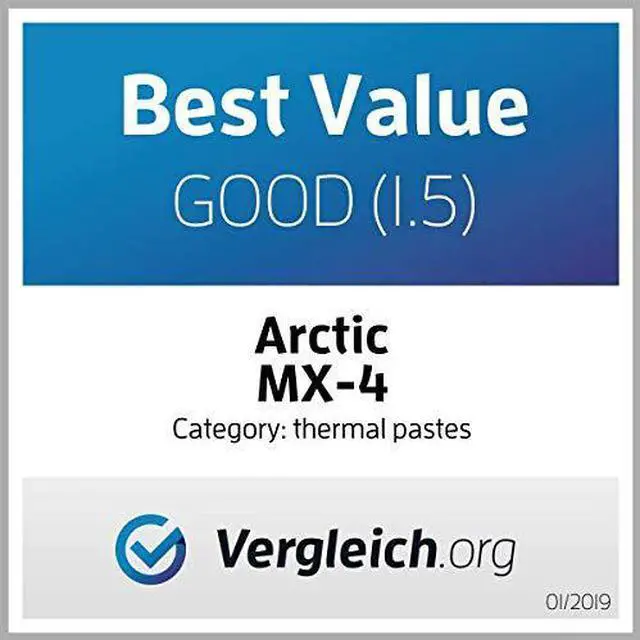 Alt view image 5 of 6 - ARCTIC MX-4 2019 Edition - Thermal Compound Paste - Carbon Based High Performance - Heatsink Paste - Thermal Compound CPU for All Coolers, Thermal Interface Material - High Durability - 4 Grams