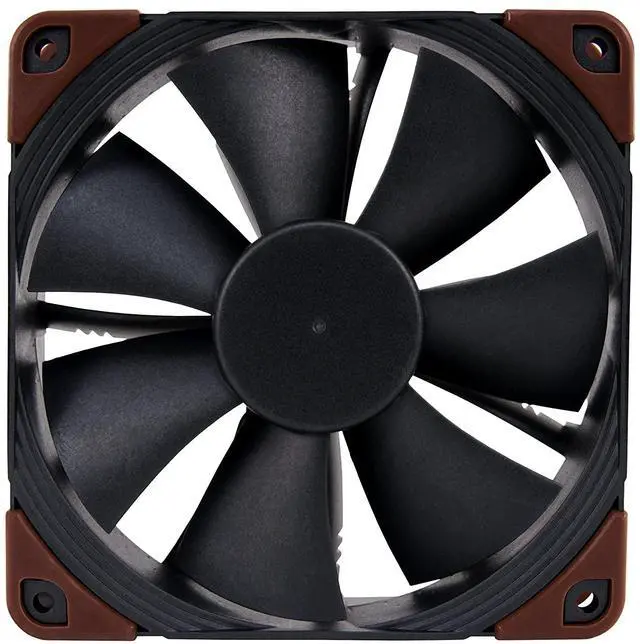 Alt view image 2 of 5 - Noctua NF-F12 iPPC 2000 IP67 PWM, 4-Pin, Heavy Duty Cooling Fan with 2000RPM and IP67 (120mm, Black)
