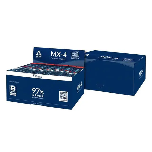 Alt view image 3 of 6 - ARCTIC MX-4 2019 Edition - Thermal Compound Paste - Carbon Based High Performance - Heatsink Paste - Thermal Compound CPU for All Coolers, Thermal Interface Material - High Durability - 4 Grams