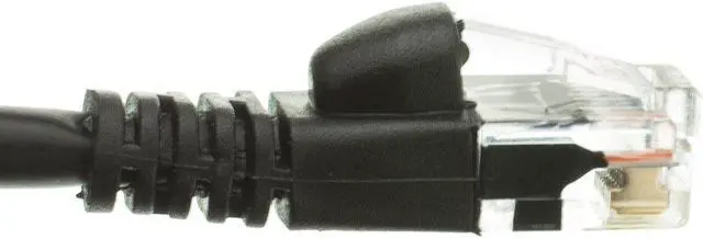 Black CAT5E 350MHz 5-Feet UTP Cable with Molded Boot CNE67605 Black CAT5E 350MHz 5-Feet UTP Cable with Molded Boot CNE67605