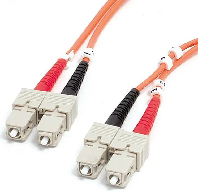 Main image of 1m Fiber Optic Cable - Multimode Duplex 62.5/125 - LSZH - SC/SC - OM1 - SC to SC Fiber Patch Cable