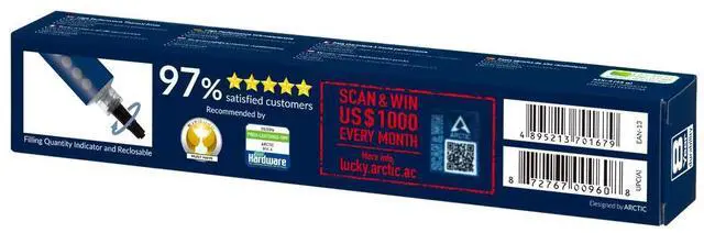 Alt view image 3 of 6 - ARCTIC MX-4 2019 Edition - Thermal Compound Paste - Carbon Based High Performance - Heatsink Paste - Thermal Compound CPU for All Coolers, Thermal Interface Material - High Durability - 45 Grams