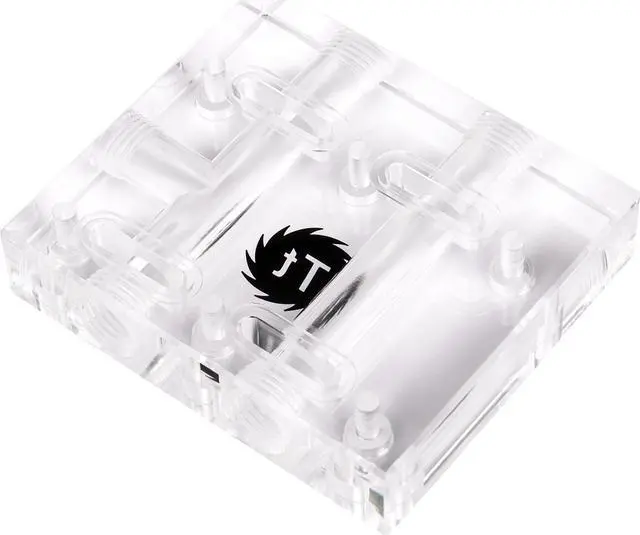 Alt view image 2 of 7 - Thermaltake Pacific VGA Bridge Dual (2-Slot) Transparent PMMA G1/4 Thread Cooling CL-W135-PL00TR-A