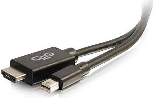 Alt view image 8 of 10 - C2g 6Ft Mini Displayport To Hdmi Adapter Cable - Black - Taa