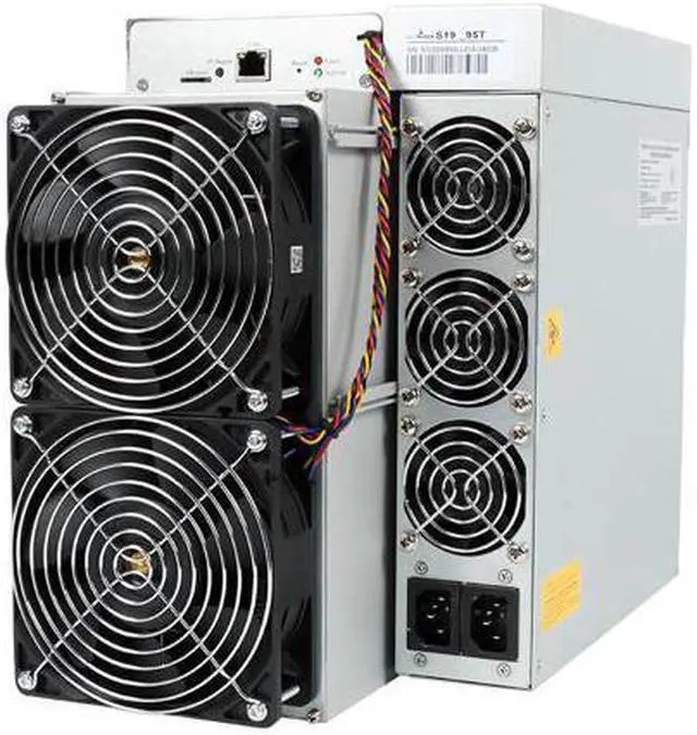 Main image of Bitmain Antmine S19 Pro SHA256 ASIC - New Bitcoin (BTC) Miner - 110th/s Hash Rate Mining Machine 3250W Includes PSU and Power Cords - OEM