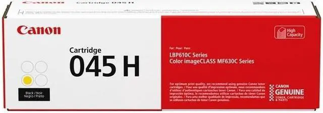 Alt view image 15 of 20 - Canon 045 H High Yield Toner Cartridge - Yellow