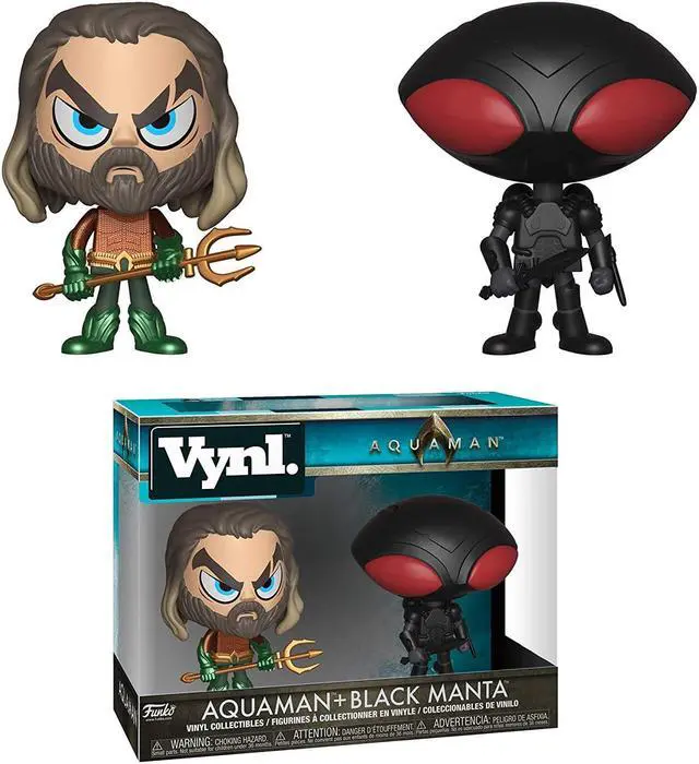 Alt view image 2 of 3 - DC Comics Aquaman: Aquaman & Black Manta Vynl. Figure Set