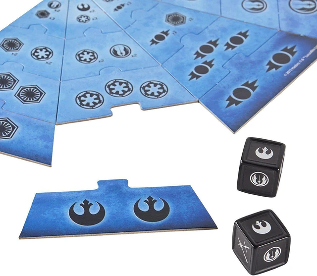 Alt view image 3 of 7 - Star Wars Rey vs. Kylo Ren Yahtzee Duels Board Game