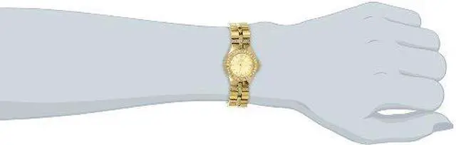 Alt view image 8 of 15 - Invicta 0134 Women's Wildflower 18K Gp Ss Gold-Tone Dial 18K Gp Ss Watch
